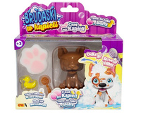 Brudaski w kąpieli piesek Boston biało-brązowy EPEE