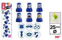 Stempelki MP Policja dla dzieci blister 6 sztuk