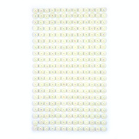 PEREŁKI SAMOPRZYLEPNE 6 MM, 260 SZT. OPALESCENT WHITE