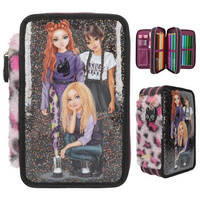 Piórnik potrójny z wyposażeniem Top Model Rebel Kitty 13017A