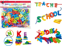 KLOCKI MAŁYCH GENIUSZY KONSTRUKCYJNE ALFABET 140EL