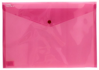 KOPERTA NA DOK.A4 TRANSP. /OP-30 szt/ RÓŻOWA