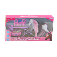 Koń Z Akcesoriami Zestaw Zabawka Dla Dzieci Figurka Koń Prezent
