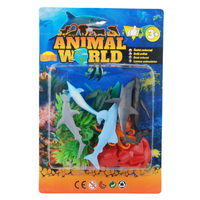 Zabawka figurka zwierzęta morskie edukacyjna na blistrze dla dzieci