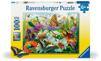 Puzzle dla dzieci 2D: Motyle 100el Ravensburger
