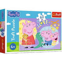 PUZZLE 60 Szczęśliwa świnka Peppa Pig 17414