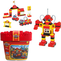 Klocki Straż Pożarna Dla Dzieci El. 85 Zestaw Budowlany Prezent