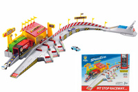 Garaż wyścigowy dla dzieci z pit stopem interaktywna zabawka edukacyjna