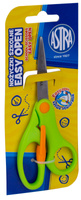 Nożyczki szkolne 13 cm z odbojnikiem Easy Open ASTRA - 1 szt. blister