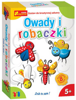 Gipsowe magnesy Owady i robaczki