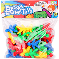 Klocki konstrukcyjne ludzikowe zestaw kreatywny edukacyjny dla dzieci