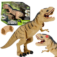 Dinozaur Zdalnie Sterowany RC Chodzi Ryczy Światło Dźwięk Para Prezent