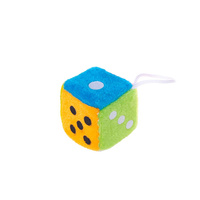 KOSTKA PLUSZOWA MINI PRZYTULANKA DLA DZIECI MIĘKKA ZABAWKA EDUKACYJNA LEKKA