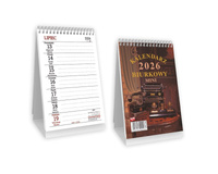 Kalendarz 2026 Biurkowy pionowy mini SB5