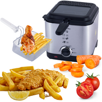 DUŻA FRYTKOWNICA FRYTOWNICA 1,5 L KOMPAKTOWA MOCNA