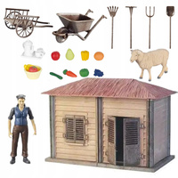 Zestaw Farma Domek Z Gospodynią Owieczką Akcesoria Warzywa Prezent Dla Dzie