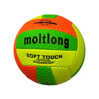 WYTRZYMAŁA I MIĘKKA PIŁKA DO SIATKÓWKI KOLOROWA WYPUKŁA TEKSTURA TRENINGOWA