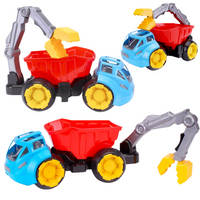 Wywrotka Pojazd Budowlany Ruchoma Łyżka Zestaw Do Piasku Wody Dla Dzieci 