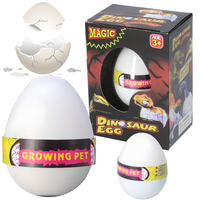 DUŻE JAJKO DINOZAURA WYKLUWAJĄCY SIĘ DINOZAUR JAJO