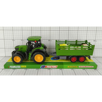 TRAKTOR Z PRZYCZEPĄ+ZWIERZĘTA