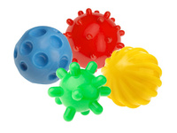 459 Piłki sensoryczne 4 szt. Sugerowana cena detaliczna: 29,86 zł.