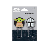 DISNEY FASHION - KLIPY DO PAPIERU 2 SZT. MIX - MANDALORIAN