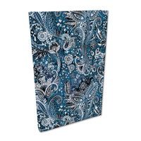 Notes A5 kratka Soft Touch Ornament Blue