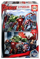 Puzzle 2x100 Avengers 110656