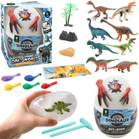 WYKOPALISKA DINOZAURÓW MŁODY ARCHEOLOG DINOZAURY W JAJKU SKAMIELINY DIY