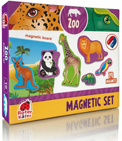 Zestaw Magnetyczny ZOO Tablica Plansza Magnesy Układanka Roter Kafer