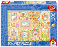 Puzzle 1000 PQ Portrety Kociej Socjety 113383