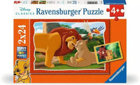 Puzzle 2x24 Król lew Ravensburger