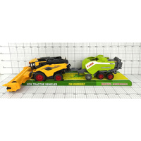 KOMBAJN Z PRZYCZEPĄ POD KLOSZEM