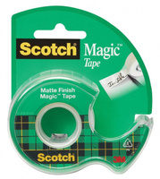 Taśma biurowa Scotch Magic matowa z dyspenserem19mm x 7,5m