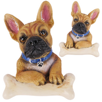 Magnes Z Buldogiem Francuskim Na Lodówkę Ozdoba Piesek Kość Prezent 