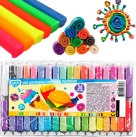 Plastelina Ciastolina Zestaw Do Tworzenia Modelowania 36 Kolorów Dla Dzie