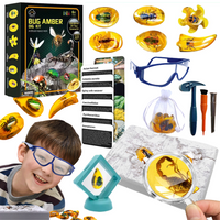 Zestaw Archeologiczny Wykopaliska Bursztynów Z Owadami Skamieniałości