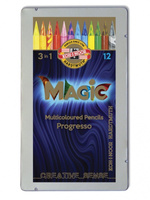 Kredki bezdrzewne magic Progresso Koh-i-Noor 8772 12 kolorów