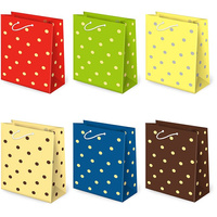 Torebki ozdobne T2-142 Grochy 10 sztuk