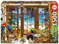 Puzzle 1500 Okno obserwatora ptaków 113423