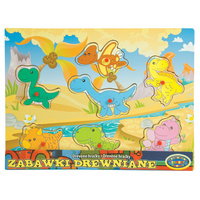 Układanka Drewniana Edukacyjna Pojazdy Dla Dzieci Puzzle Sorter Prezent