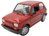 Model Samochodu Metalowy Welly Fiat 126p Skala 1:21 Kolekcjonerski