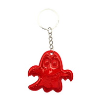 Brelok odblaskowy duszek dla dzieci 12 sztuk bezpieczeństwo na drodze