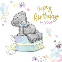 Karnet holograficzny Happy Birthday To You 152x152