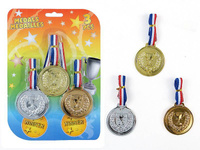 MEDALE DLA DZIECI ZESTAW 3 MEDALI ZABAWKOWYCH