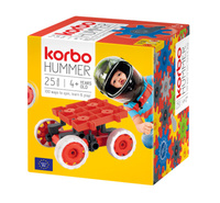 Klocki Korbo Hummer 25 elementów red