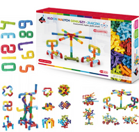 KLOCKI MAŁYCH GENIUSZY KONSTRUKCYJNE ZŁĄCZKI 68 EL