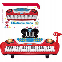 Elektroniczne Pianino Dla Dzieci z Mikrofonem Instrument Muzyczny Organki