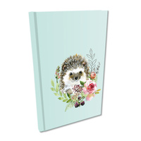 Notes A5 kratka Soft Touch Woodland Jeż