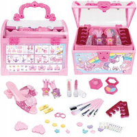 Kuferek do Makijażu dla Dzieci Zestaw Kosmetyków Bezpieczne JEDNOROŻEC